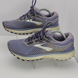 Brooks Ghost 12 Women's 7US Purple White Athletic Running Shoes Sneakers